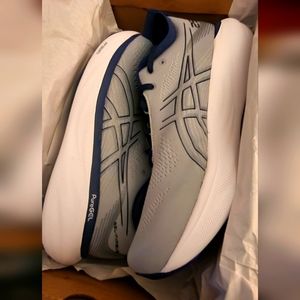 Asics Gel Nimbus 25 Sheet Rock/Indigo Blue Size 13